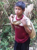 carrying supplies