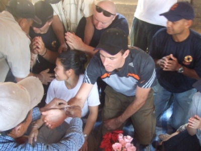 Dustin receives blessing