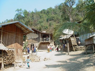 Project visit to remote village