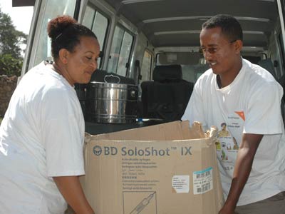 Delivering supplies